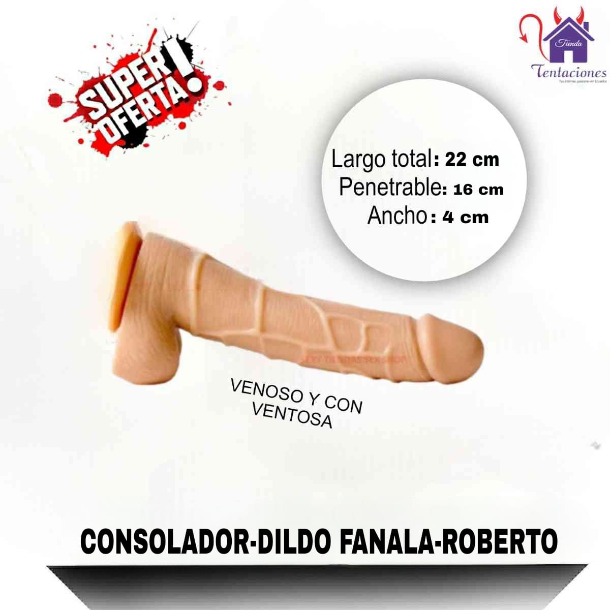 Consolador -Dildo-Fanala Roberto-Forma de Uso y Medidas Esta imagen describe la Forma de Uso y Medidas del Consolador-Dildo Fanala Roberto