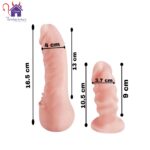 Consolador doble con arnés - Imagen 2