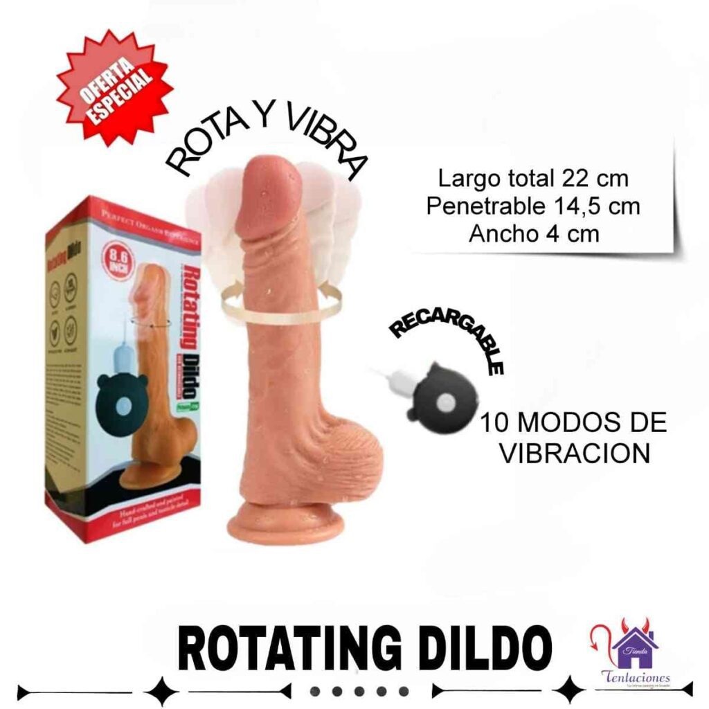 Rotating Dildo-Tienda Tentaciones-Sex