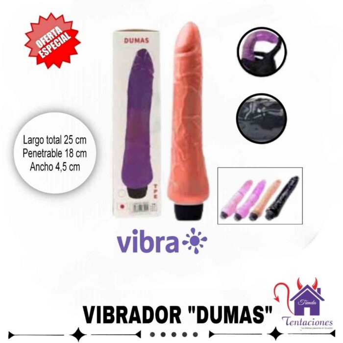 Vibrador Dumas-Tienda Tentaciones- Sex Shop Ecuador
