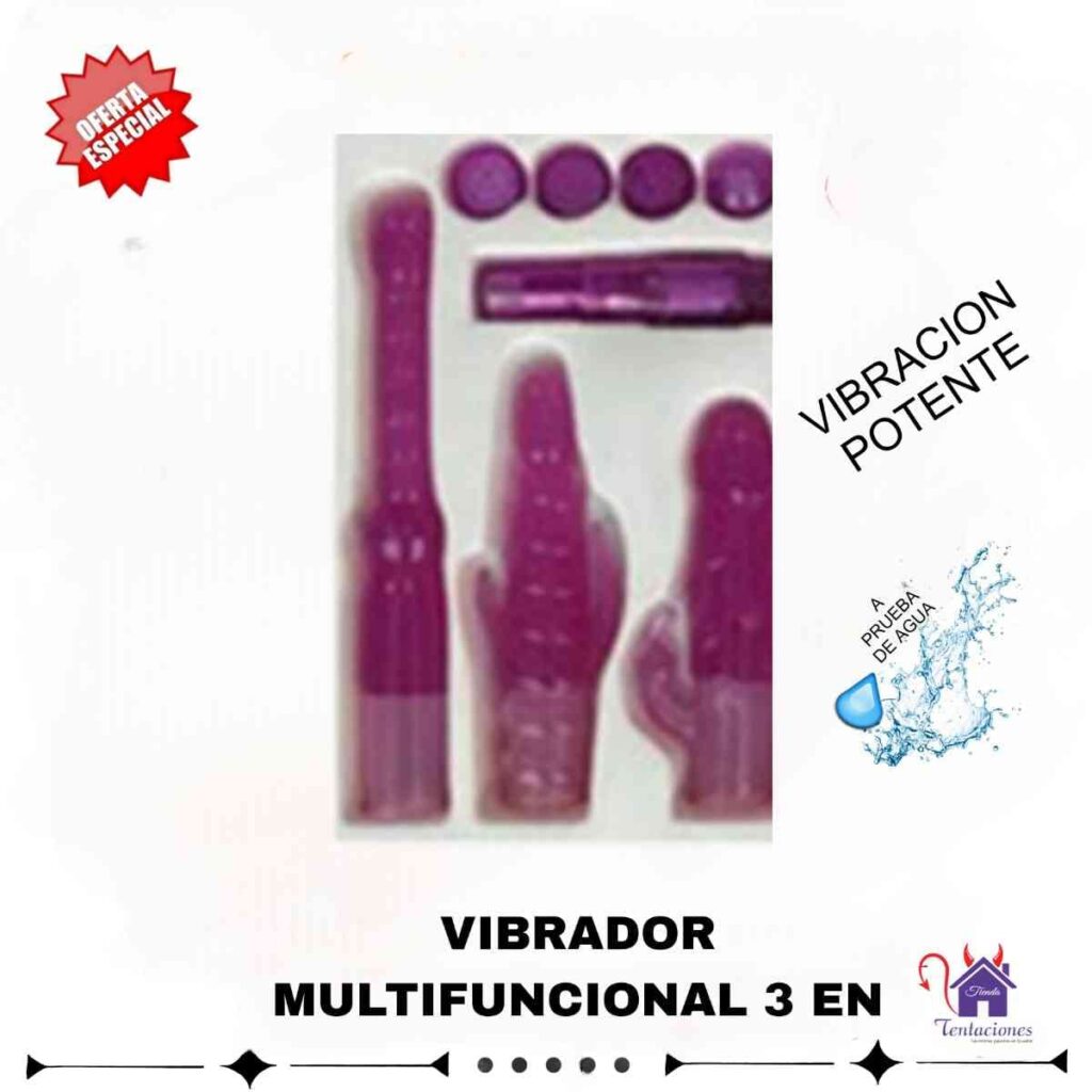 Vibrador Multifuncional-Tienda tentaciones- Sex Shop Ecuador