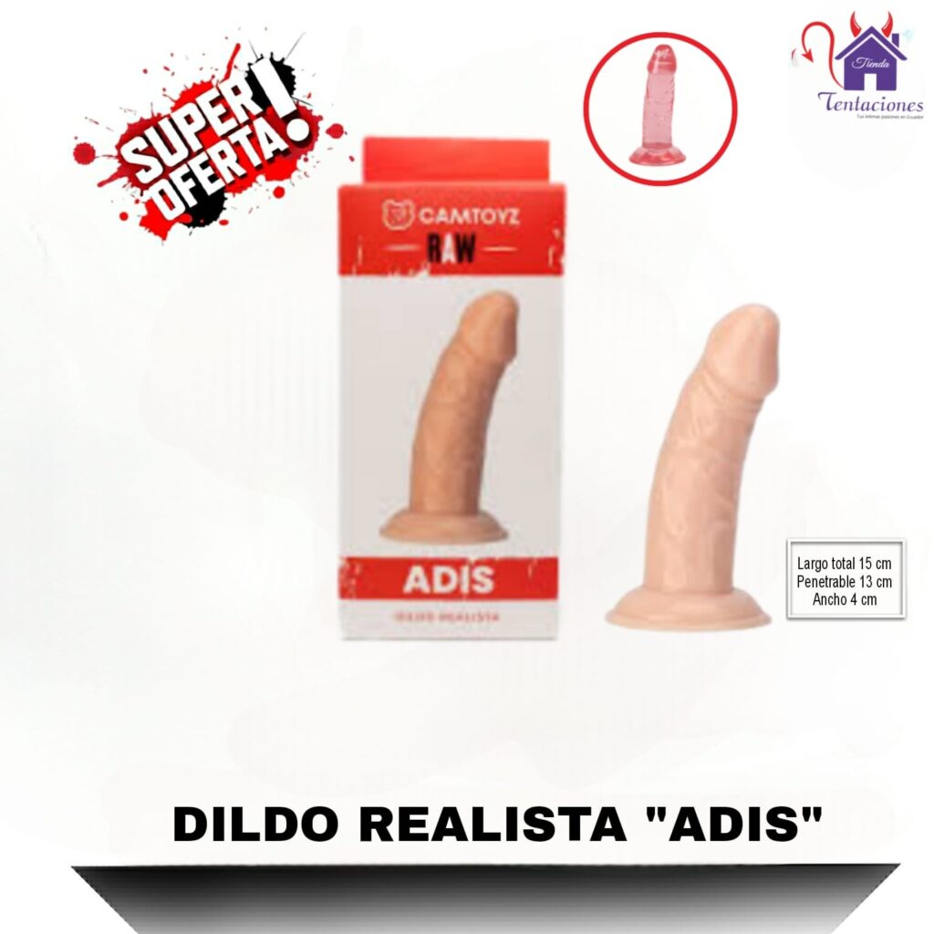 Dildo Realista Adis- Tienda Tentaciones- Sex Shop Ecuador