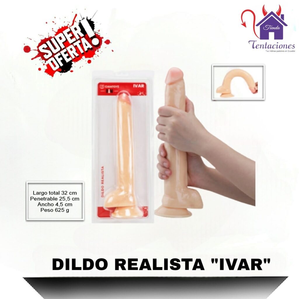 Dildo Realista Ivar-Tienda Tentaciones-Sex shop Ecuador