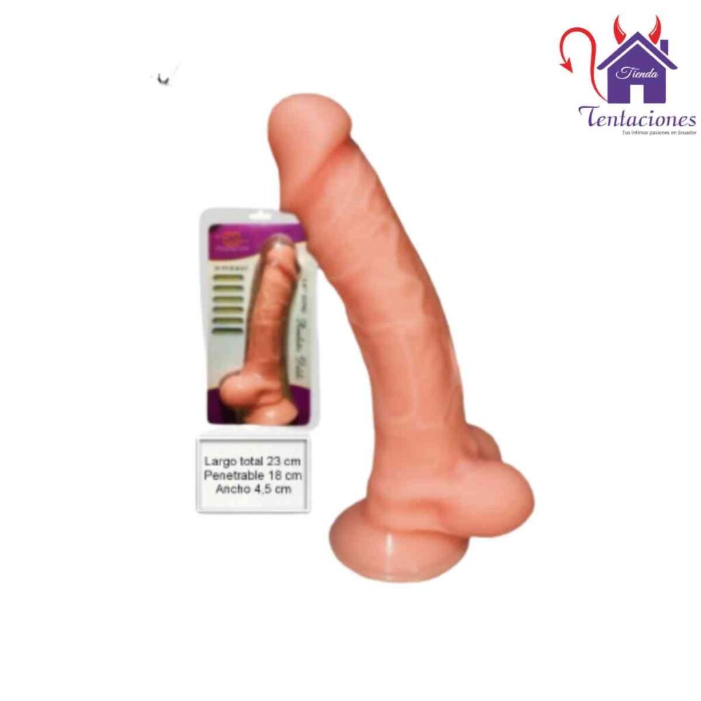 Dildo Realistico Superman- Tienda Tentaciones- Sex Shop Ecuador