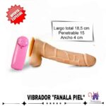 Vibrador Fanala Piel-Tienda Tentaciones- Sex Shop Ecuador