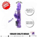 Vibrador conejito morado-Tienda Tentaciones-Sex Shop Ecuador