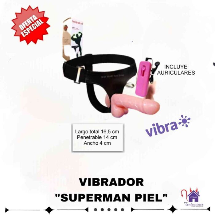 Vibrador Superman- Tienda Tentaciones-Sex Shop Ecuador