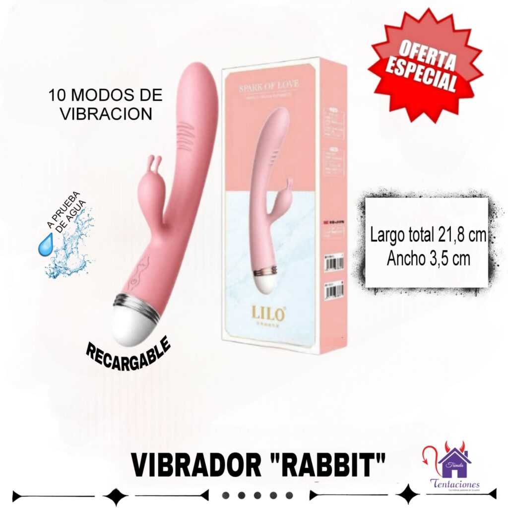 Vibrador Rabbit-Tienda Tentaciones-Sex Shop Ecuador