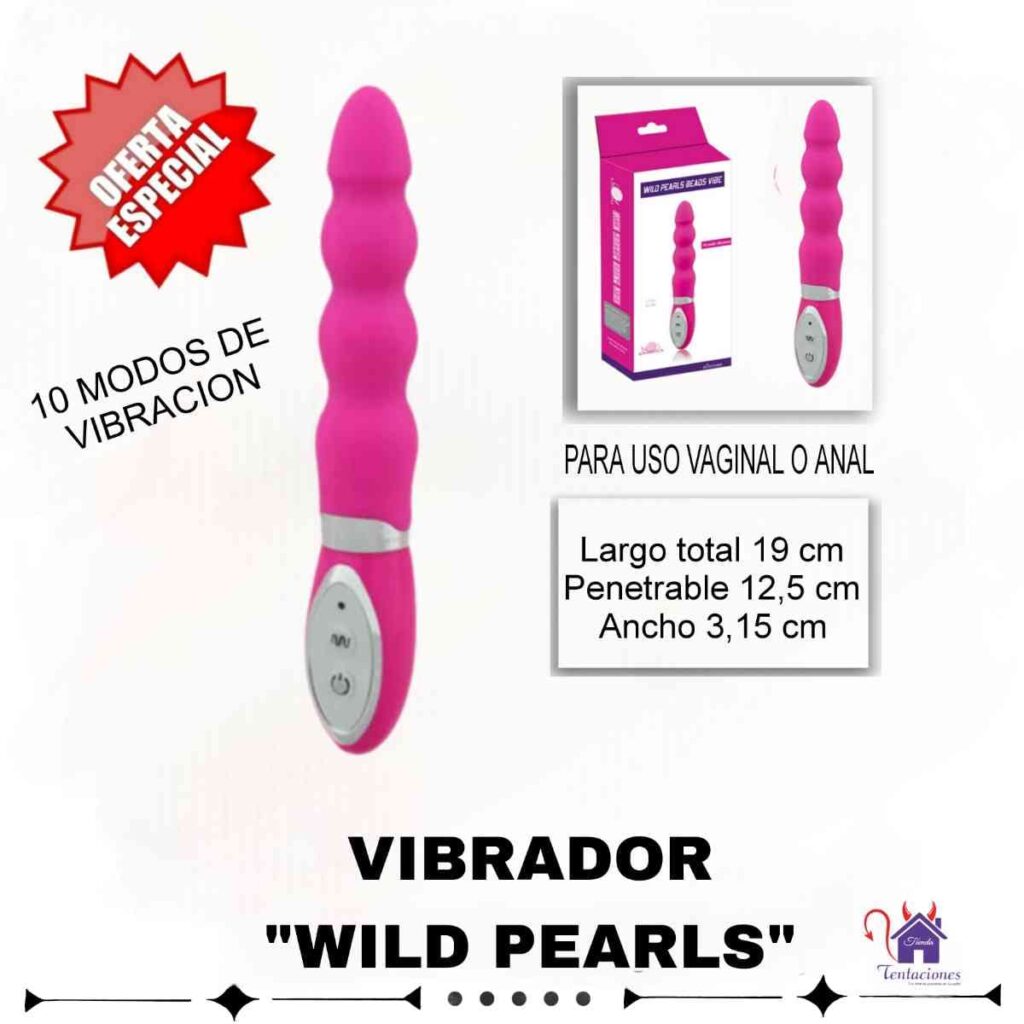 Vibrador Wild Pearls- Tienda Tentaciones- Sex Shop Ecuador