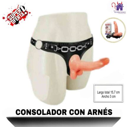 Consolador con arnés- Tienda Tentaciones- Sex Shop Ecuador