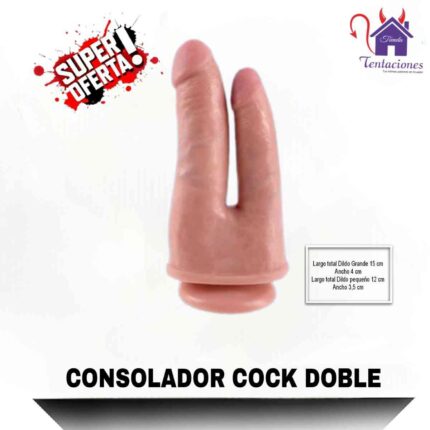 Consolador Doble King Cock-Tienda Tentaciones-Sex Shop Ecuador