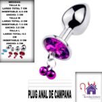 Esta imagen describe las Medidas y Presentación del Plug Anal de Campana