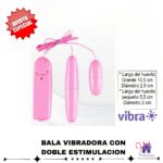 Bala Vibradora doble estimulacion-Tienda tentaciones- Sex Shop Ecuador