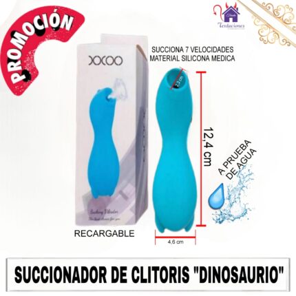Succionador Dinosaurio- Tienda Tentaciones- Sex Shop Ecuador