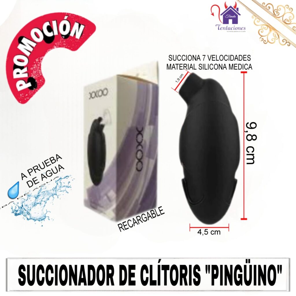 Succionador Pinguino-Tienda Tentaciones-Sex Shop Ecuador