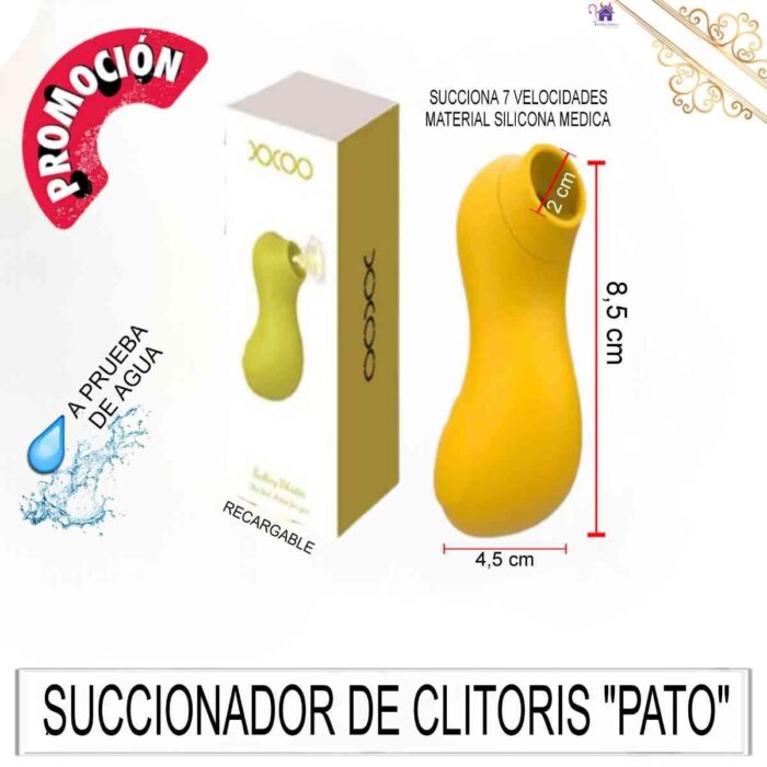 Succionador de clítoris Pato-Tienda Tentaciones- Sex shop Ecuador