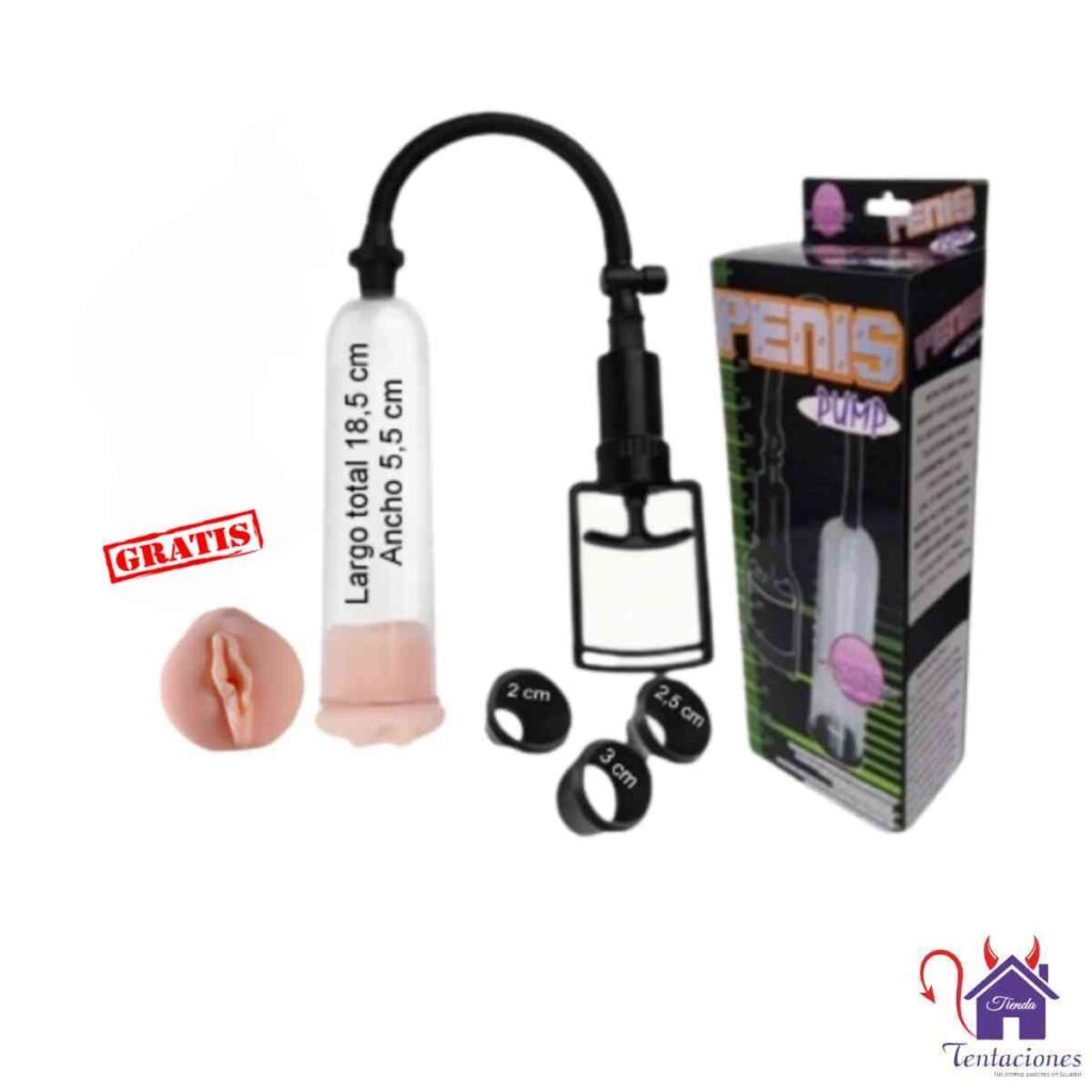 Bomba de vacio Penis Pump-Tienda Tentaciones-Sex Shop Ecuador