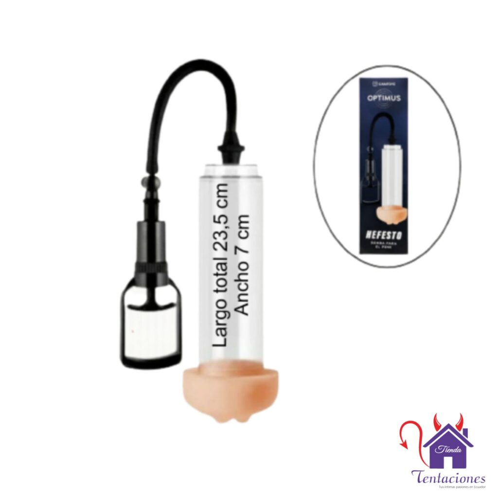 Bomba de Vacio Hefesto- Tienda Tentaciones- Sex Shop Ecuador