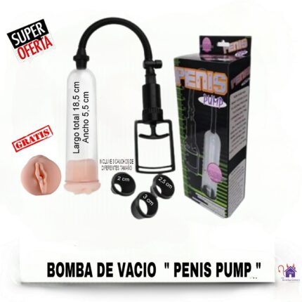 Bomba de vacio Penis Pump-Tienda Tentaciones-Sex Shop Ecuador