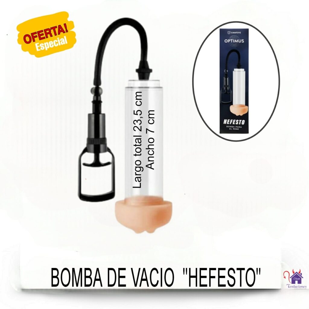 Bomba de Vacio Hefesto- Tienda Tentaciones- Sex Shop Ecuador