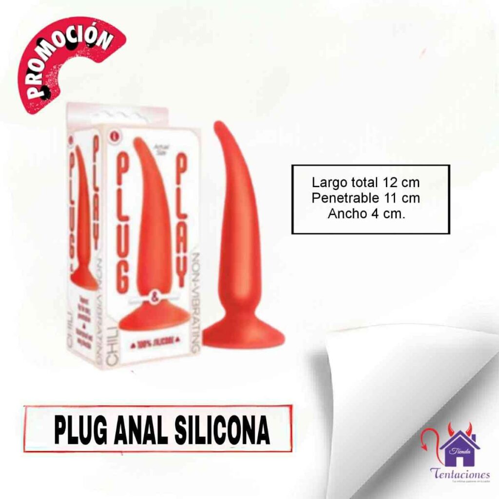 Plug Anal Silicona-Tienda Tentaciones-Sex Shop Ecuador