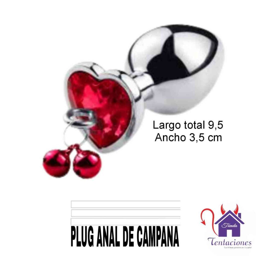 Plug Anal Campana- Tienda Tentaciones-Sex Shop Ecuador