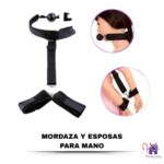 Mordaza y esposas-Tienda Tentaciones-Sex Shop Ecuador