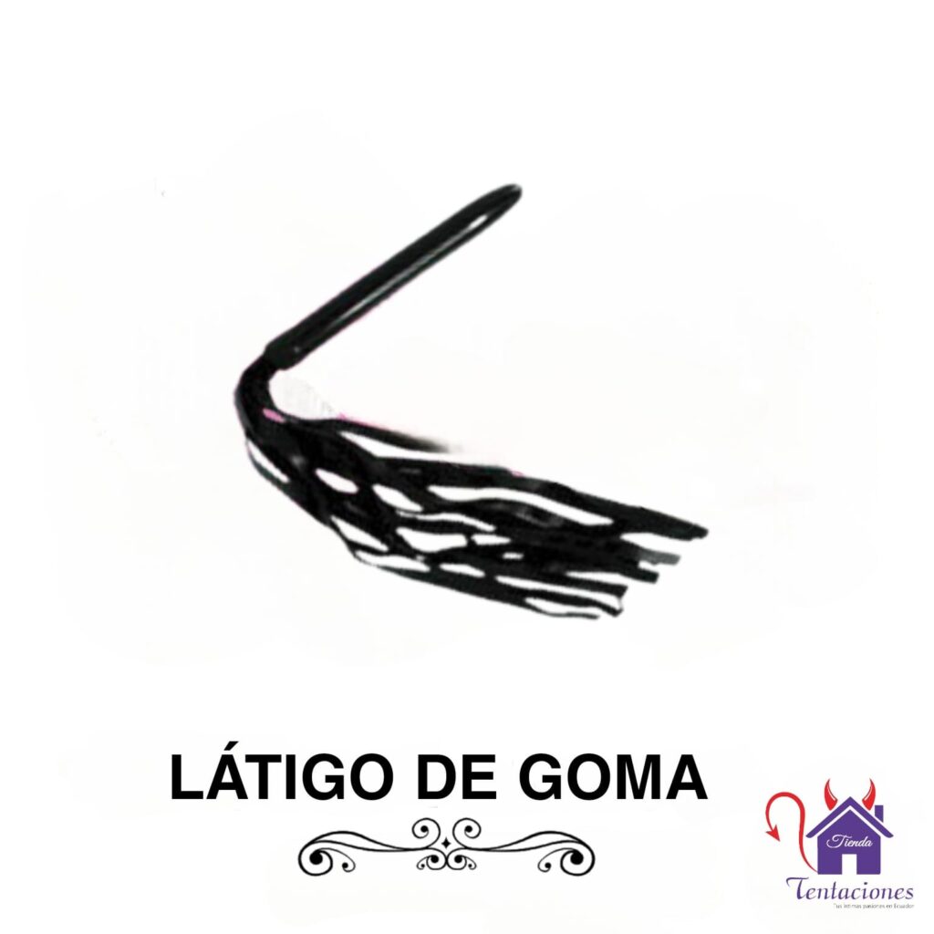 Látigo de goma-Tienda Tentaciones-Sex Shop Ecuador