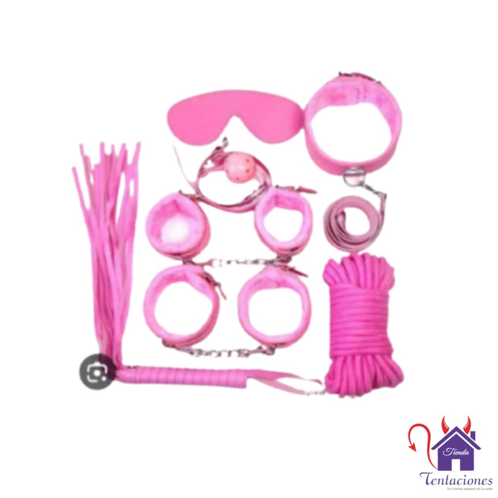 Kit 7 piezas Bondage-Tienda Tentaciones-Sex Shop Ecuador