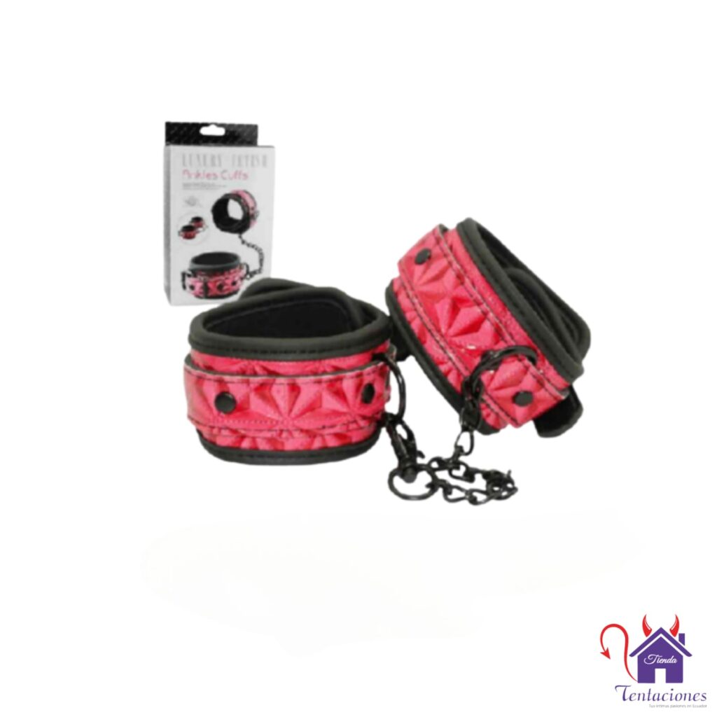 Esposas de cuero reforzadas-Tienda Tentaciones-Sex Shop Ecuador