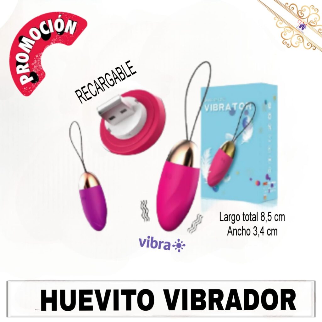 Huevito Vibrador Recargable -Tienda Tentaciones-Sex Shop Ecuador