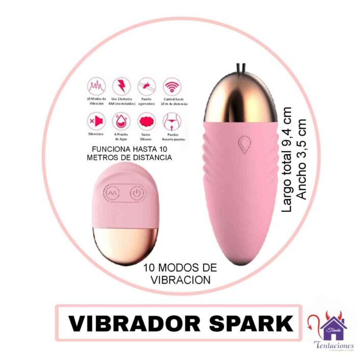 Huevito Vibrador Spark-Tienda Tentaciones-Sex Shop Ecuador