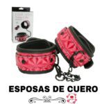 Esposas de cuero reforzadas-Tienda Tentaciones-Sex Shop Ecuador