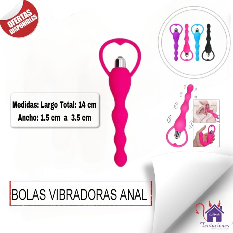 Bolas Vibradoras Anal-Tienda Tentaciones-Sex Shop Ecuador