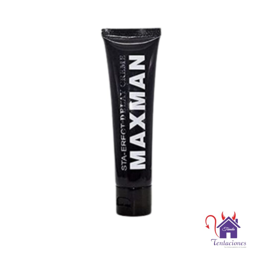 Crema Maxman-Tienda Tentaciones-Sex Shop Ecuador