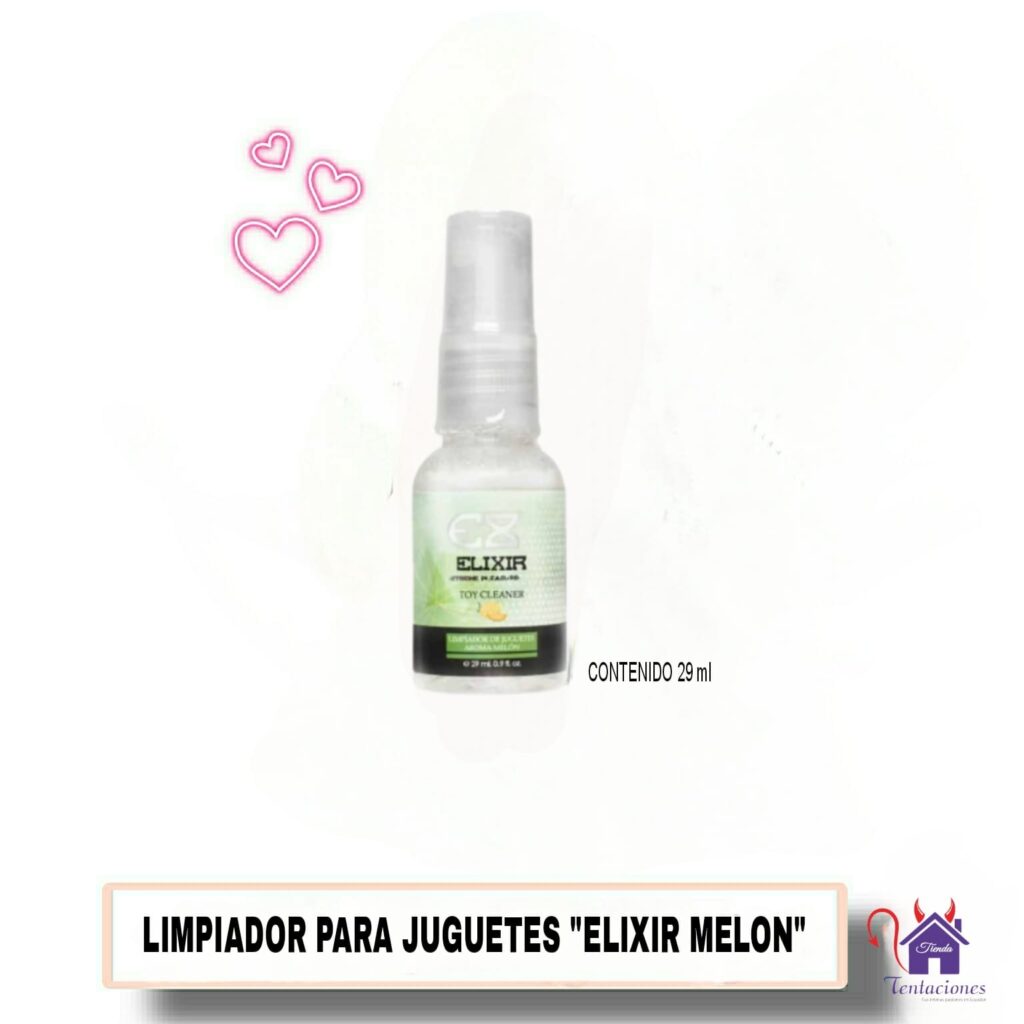 Limpiador de Juguetes Elixir Melón-Tienda Tentaciones-Sex Shop Ecuador