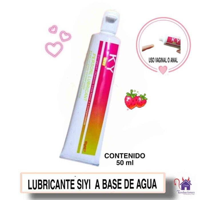 Lubricante Siyi Fresa-Tienda Tentaciones-Sex Shop Ecuador