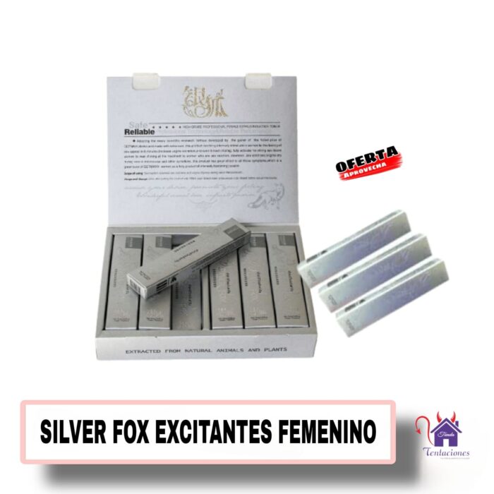 Estimulante Silver Fox-Tienda Tentaciones-Sex Shop Ecuador