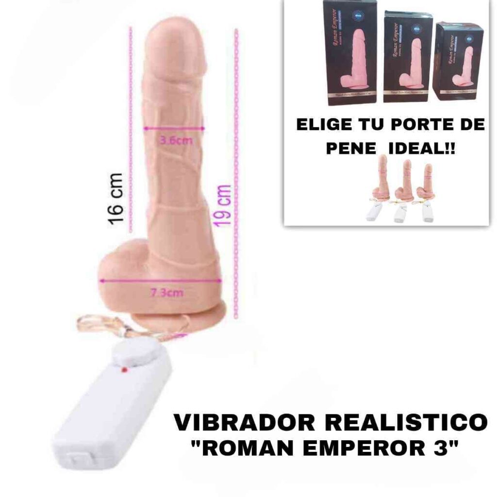 Vibrador Roman Emperor 3-Tienda Tentaciones-Sex Shop Ecuador