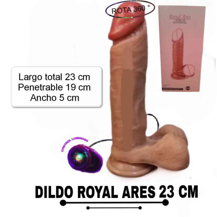 Dildo Royal Ares 23 cm-Tienda Tentaciones-Sex Shop Ecuador