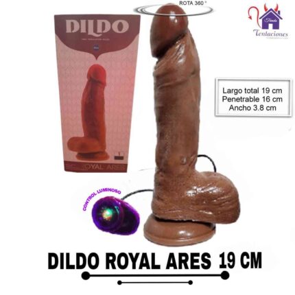 Dildo Royal Ares 19 cm-Tienda Tentaciones-Sex Shop Ecuador