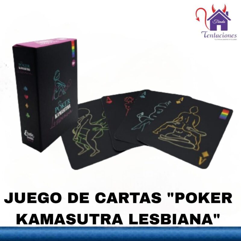 Juego de cartas poker Kamasutra Lesbiana-Tienda Tentaciones-Sex Shop Ecuador