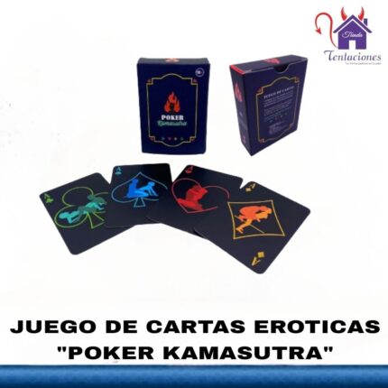 Juego de Cartas Eroticas Poker Kamasutra-Tienda Tentaciones-Sex Shop Ecuador