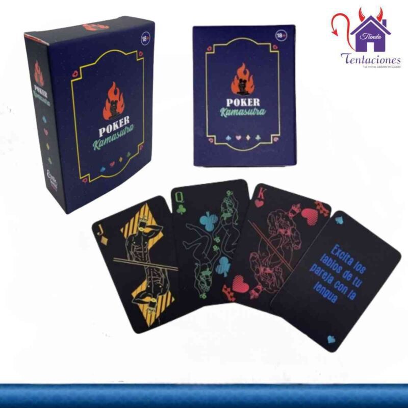 Juego de Cartas Eroticas Poker Kamasutra-Tienda Tentaciones-Sex Shop Ecuador