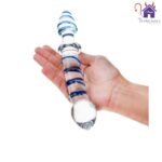 Dildo de Vidrio Billy Azul-Tienda Tentaciones-Sex Shop Ecuador