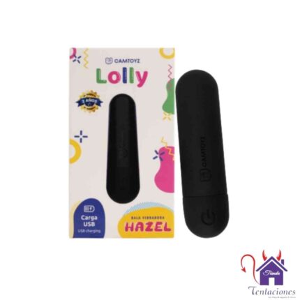 Bala Vibradora Recargable Hazel Lolly-Tienda Tentaciones-Sex Shop Ecuador