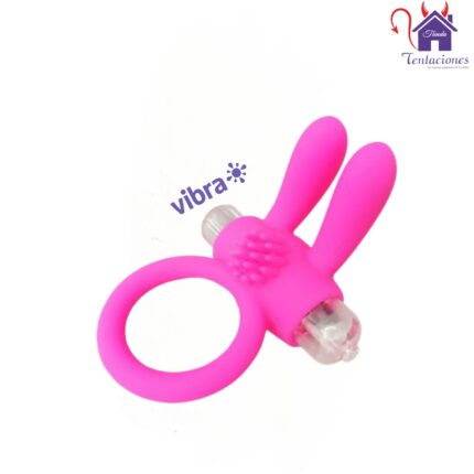 La imagen describe la Presentación del Anillo Vibrador Conejo
