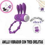 Anillo Vibrador con Tres Orejitas - Imagen 2