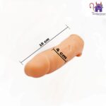 La imagen describe las Medidas de la Funda o Extensión Realista Top Notch