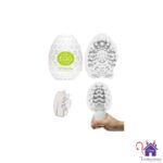 La imagen describe la Presentación del Masturbador Huevo Tenga